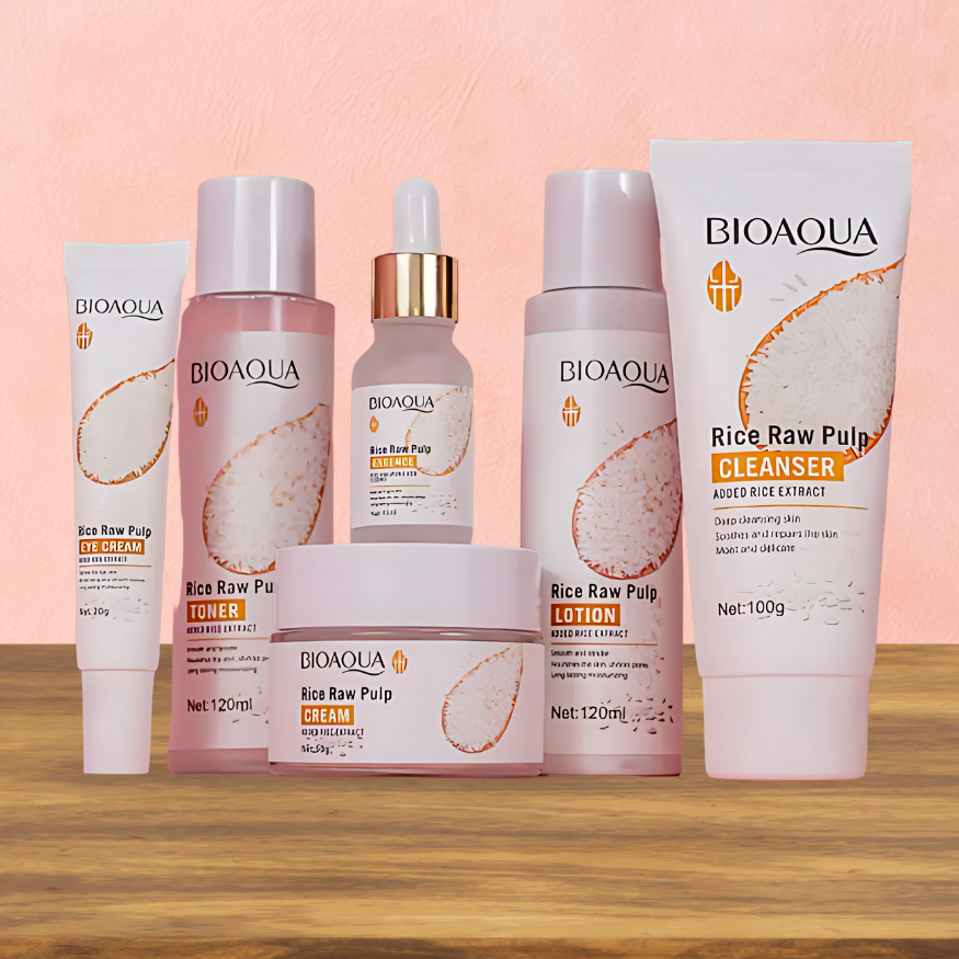🍚 Kit de Cuidado Facial con Arroz – BioAqua